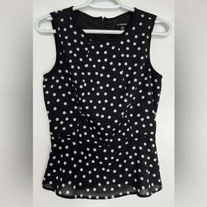 Le Chateau peplum blouse